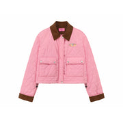 Color Heart Quilted Jacket