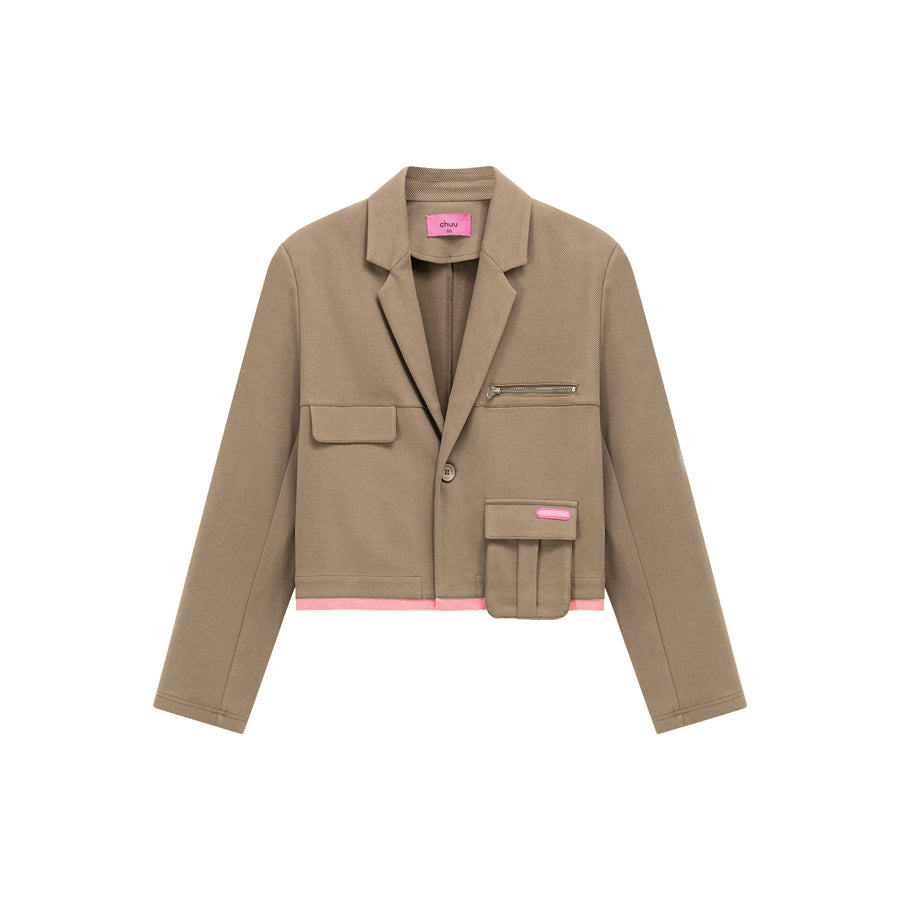 CHUU Color Point Pocket Jacket
