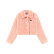 Fleece Collar Button Jacket