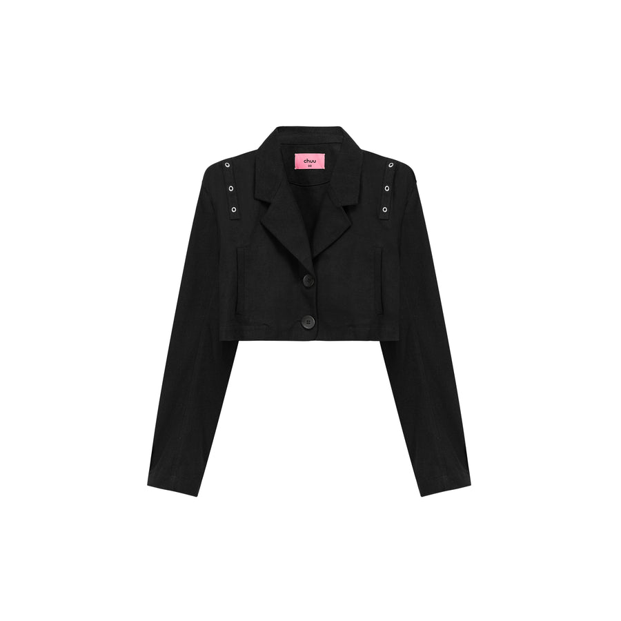 CHUU Crop Boxy Jacket