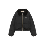 Fluffy Collar Padded Jacket