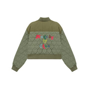 Heart Quilted Padded Jacket