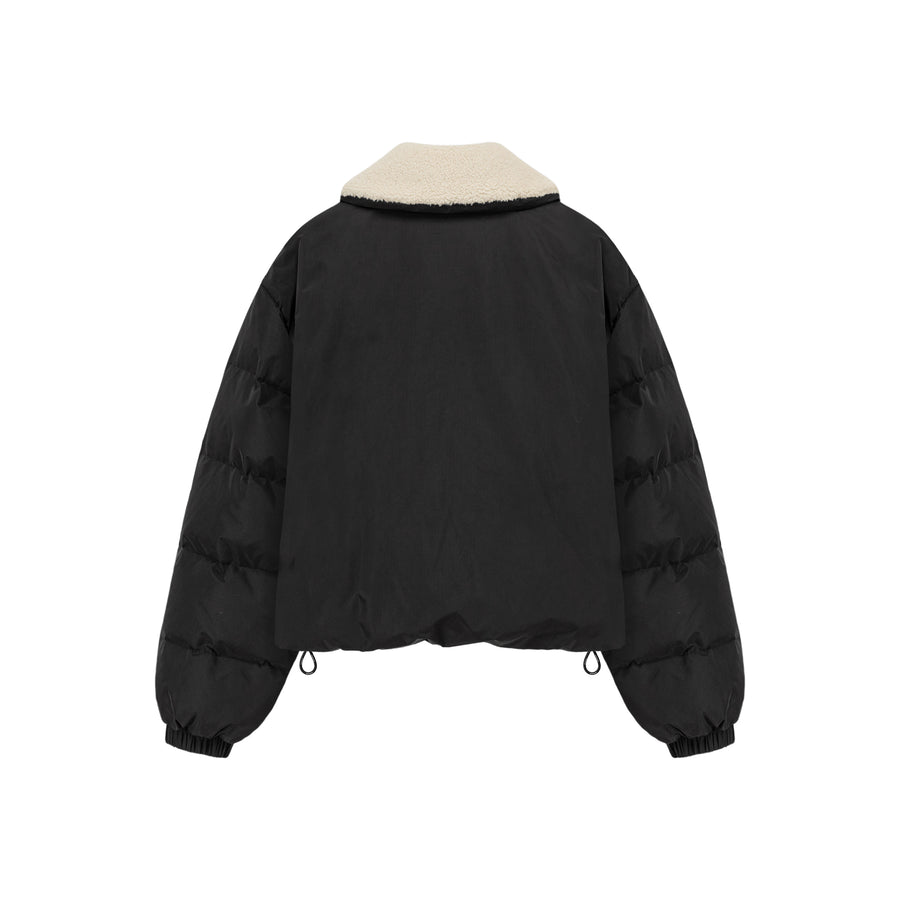 CHUU Fleece Collar Padded Jacket