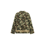 Pocket Camouflage Zip-Up Jacket