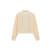 Polo Neck Simple Jacket