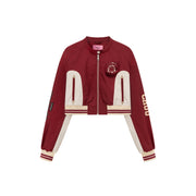Logo Varsity Crop Jacket