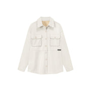 Pocket Leather Shacket