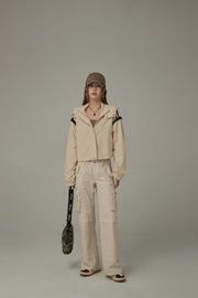 Oversized Hooded Lined Jacket