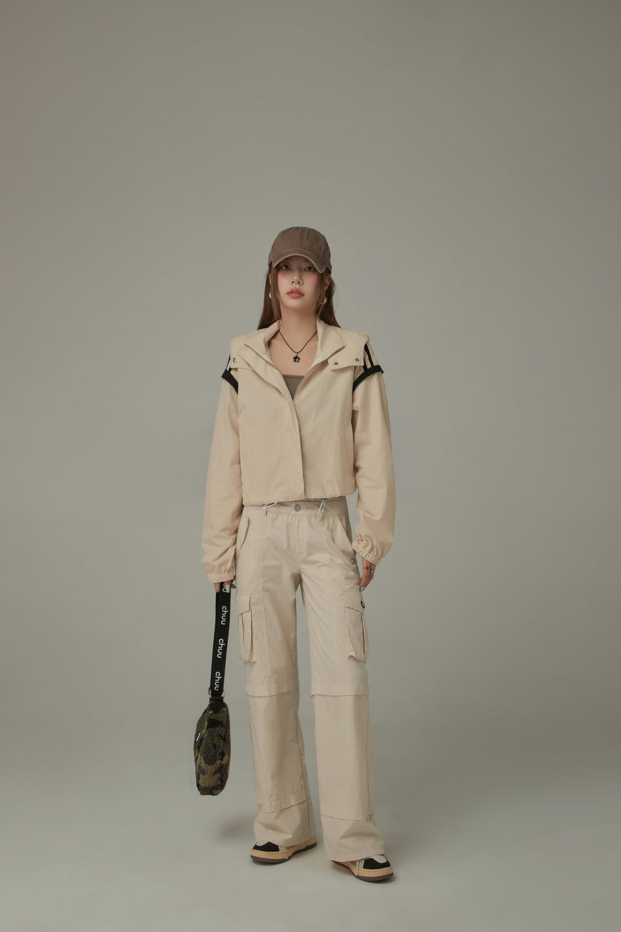 CHUU Oversized Hooded Lined Jacket