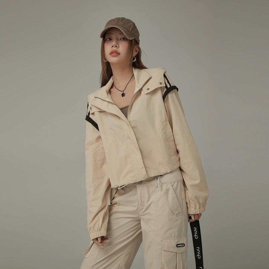 CHUU Oversized Hooded Lined Jacket