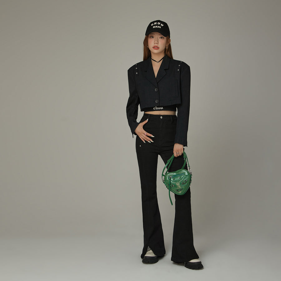 CHUU Crop Boxy Jacket