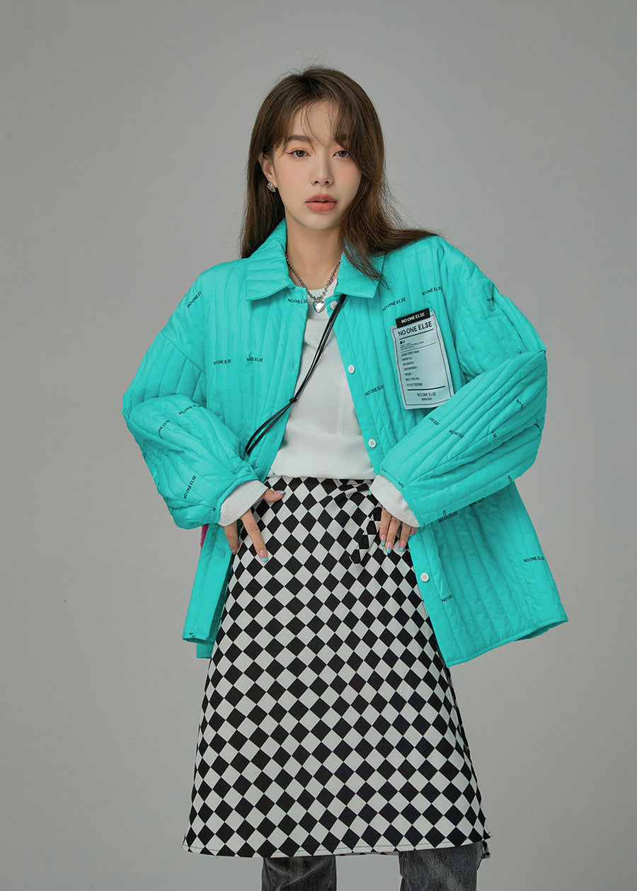 CHUU Oceans In Winter Padded Jacket