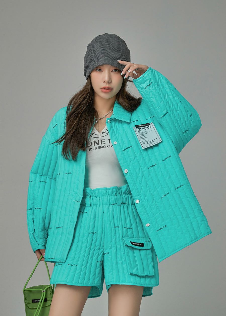 CHUU Oceans In Winter Padded Jacket