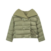 Y2K And Lemons Drapped Padded Jacket