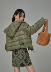 Y2K And Lemons Drapped Padded Jacket