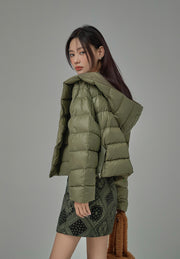 Y2K And Lemons Drapped Padded Jacket