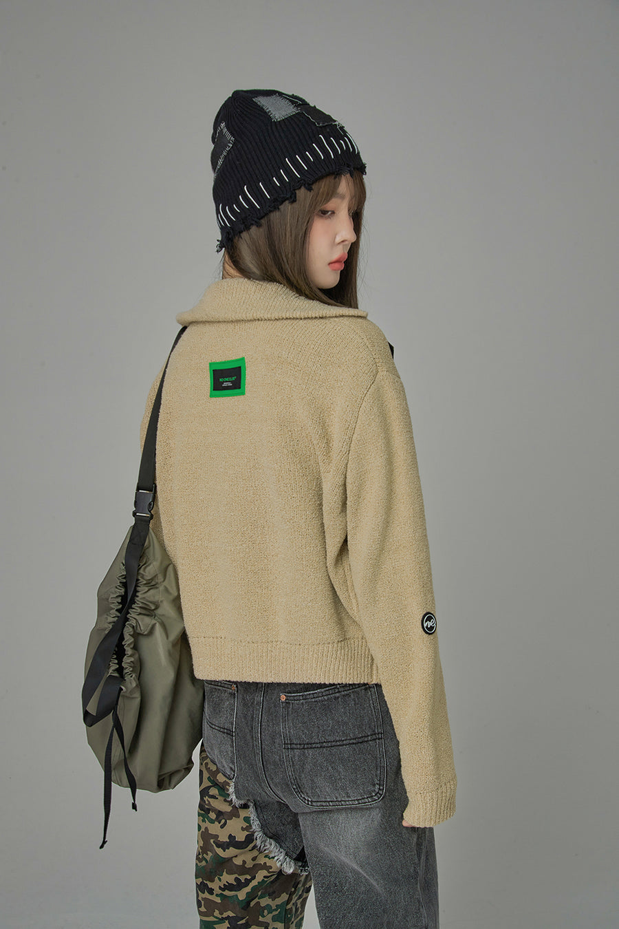 CHUU Getting Some Closure Camo Jacket