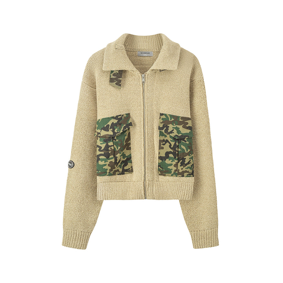 CHUU Getting Some Closure Camo Jacket