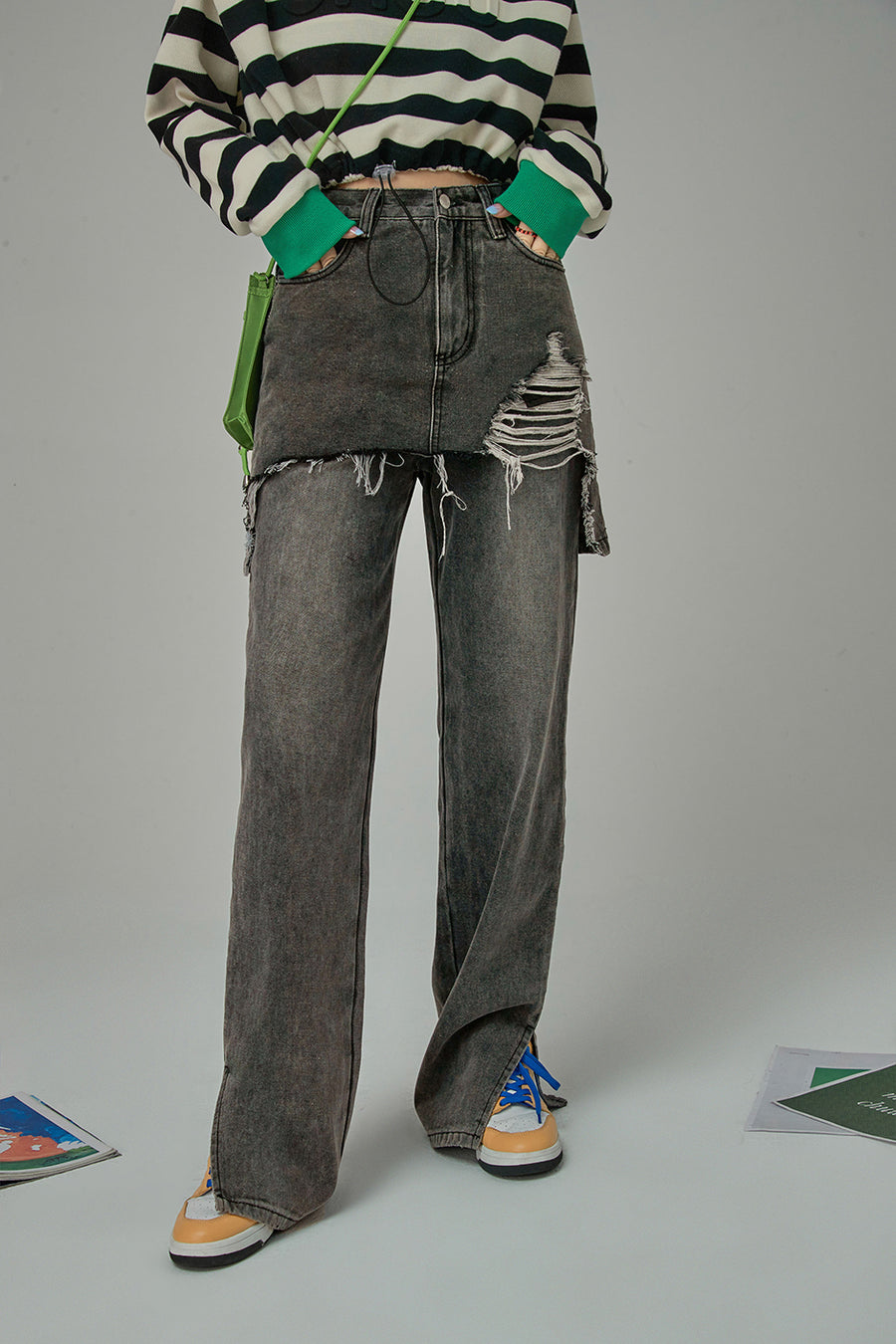 CHUU Promise Is A Sweet Lie Denim Jeans