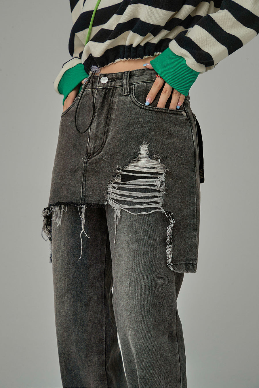 CHUU Promise Is A Sweet Lie Denim Jeans