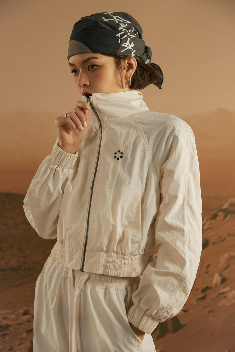 CHUU Collar Cropped Field Jacket