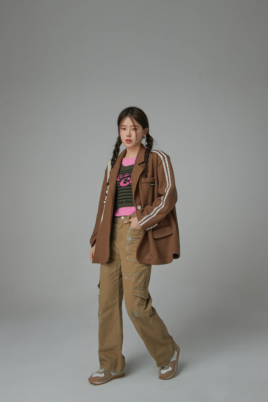 CHUU Head Up Vintage Loose-Fit Jacket