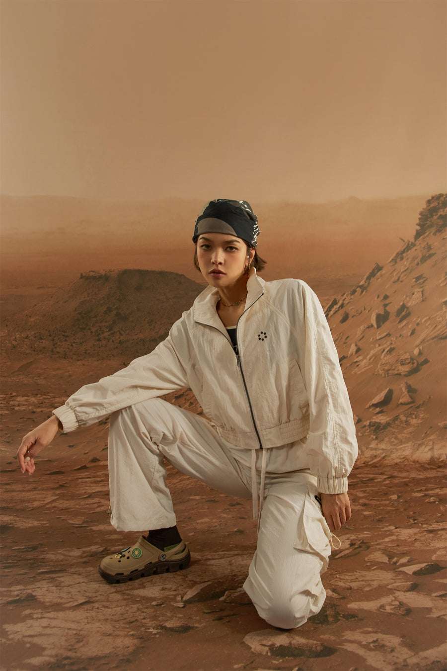 CHUU Collar Cropped Field Jacket