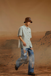 Heart Wide Denim Jeans