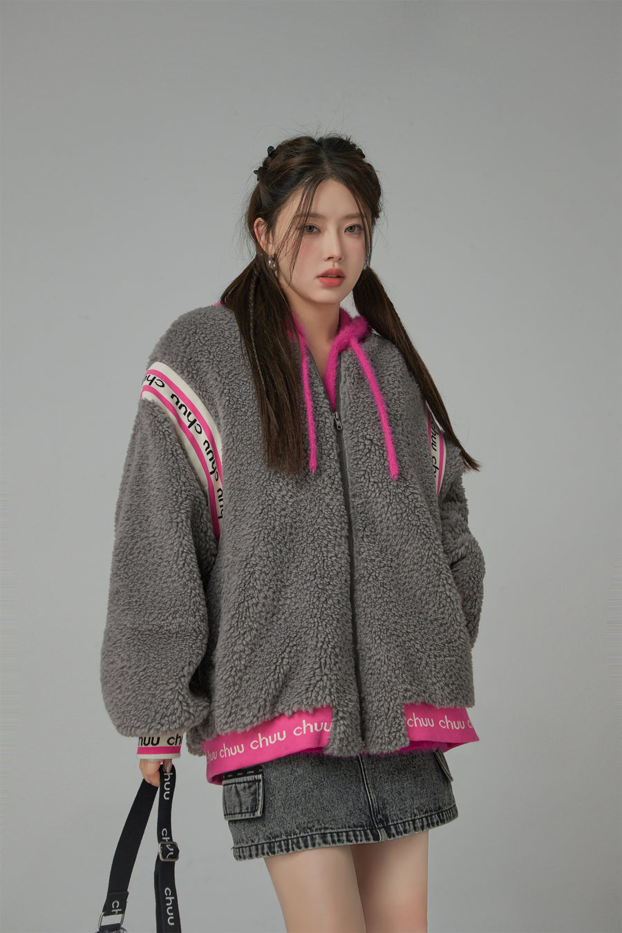 CHUU Sheep Fleece Jumper Zip-Up Jacket