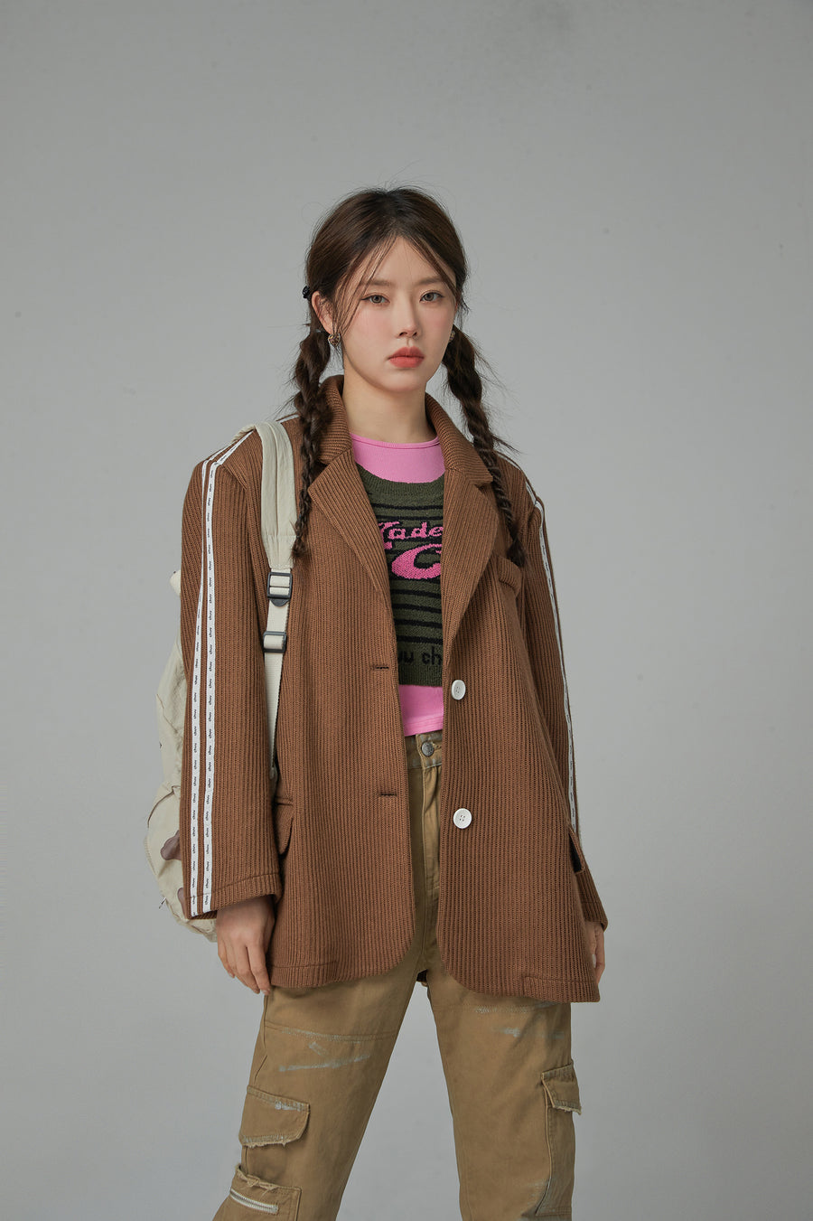 CHUU Head Up Vintage Loose-Fit Jacket