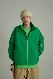 Simple Zip-Up Track Jacket