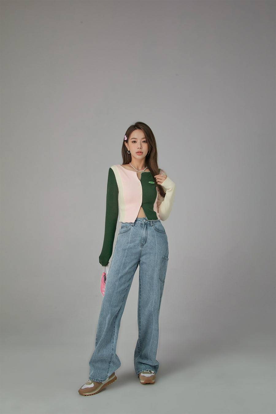 CHUU She Is Versatile Wide Pocket Jeans