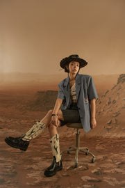 Back Embroidered Butterfly Jacket