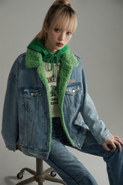 Inner Fleece Denim Jacket
