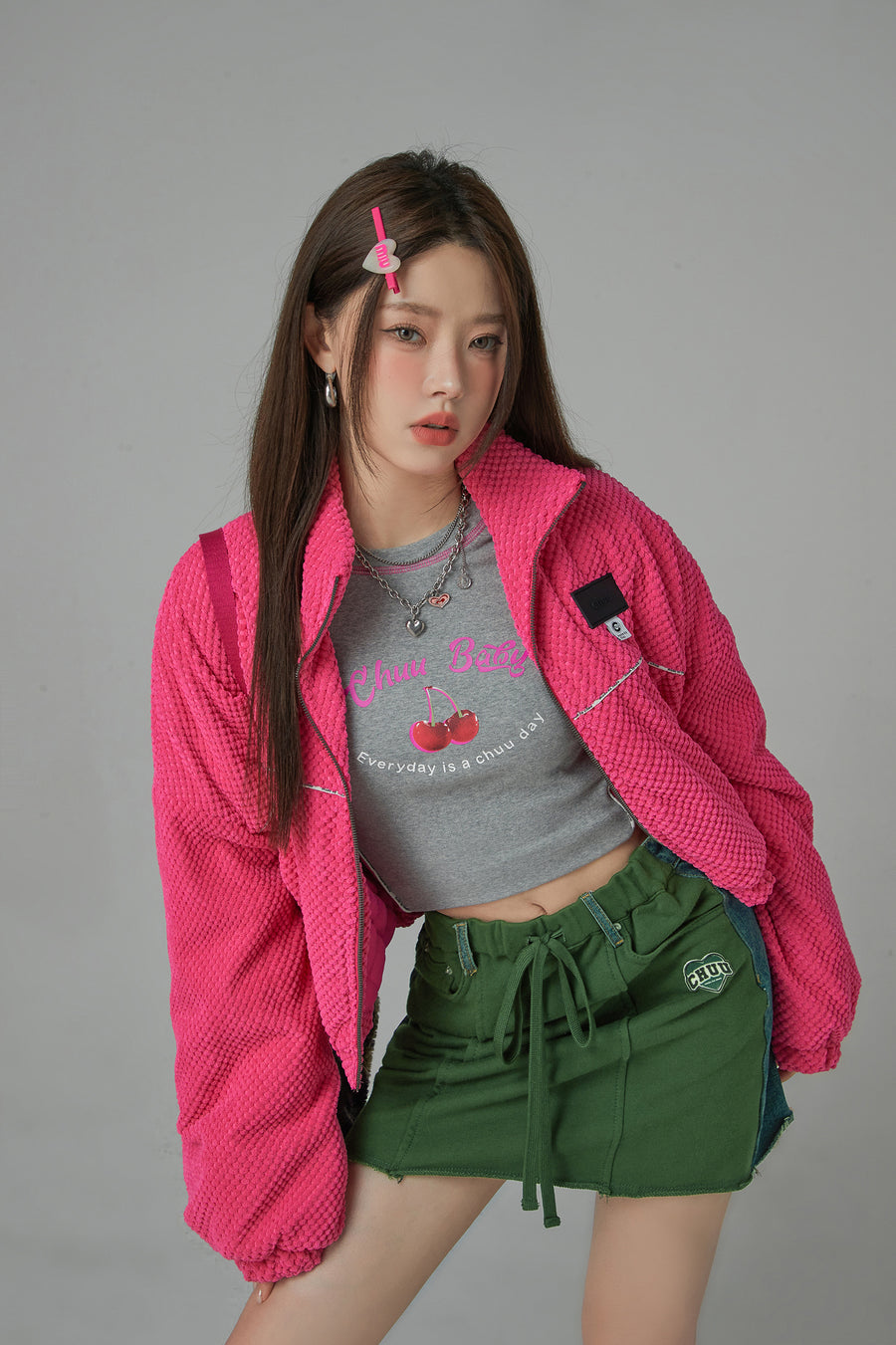 CHUU Im Doing Fine Zipper Jacket