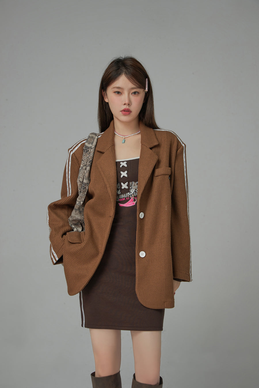 CHUU Head Up Vintage Loose-Fit Jacket