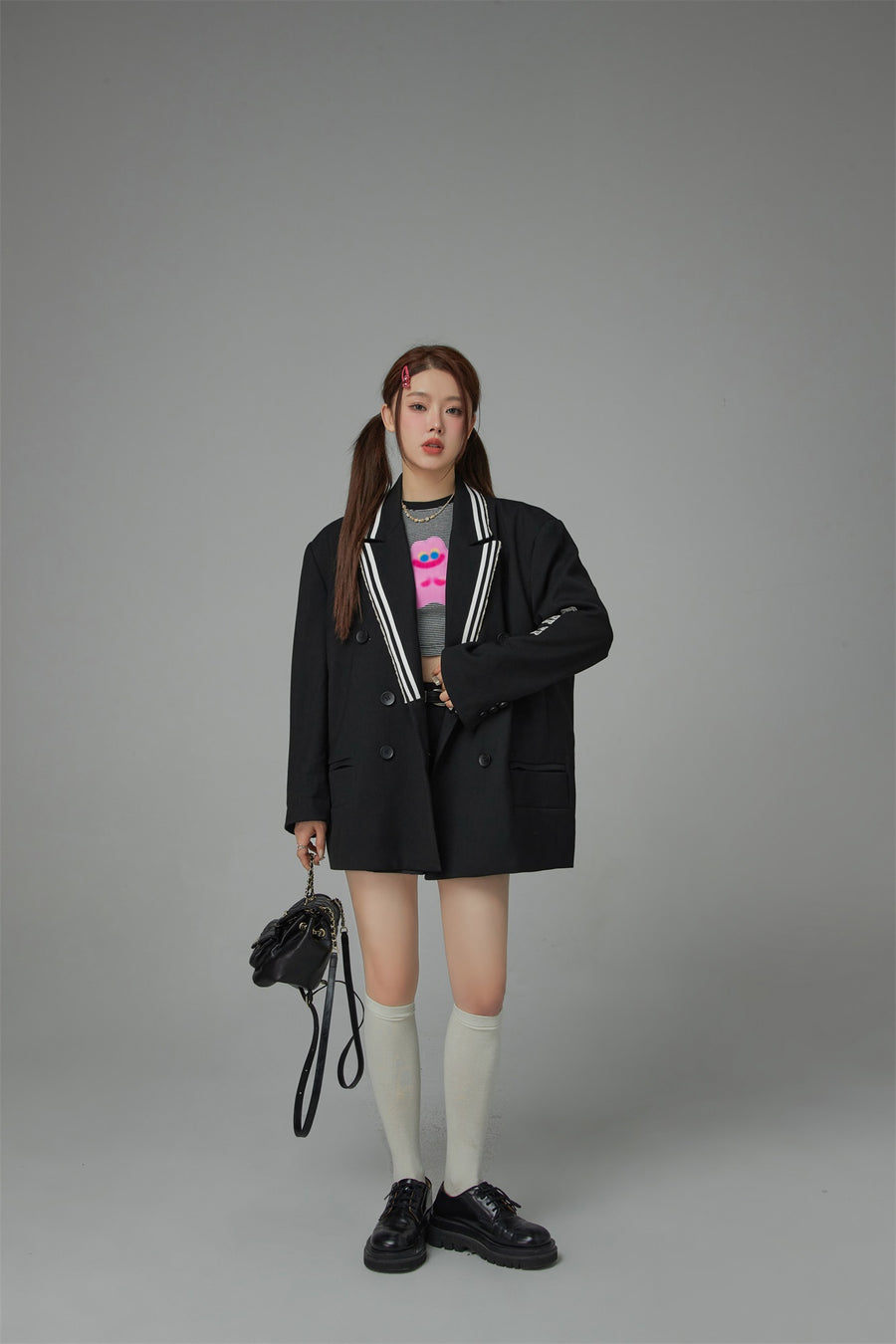CHUU Oversized School Blazer Jacket