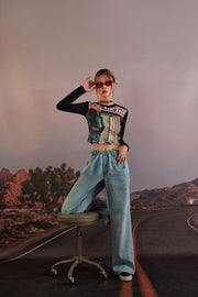 Vintage Lettuce Hem T-Shirt