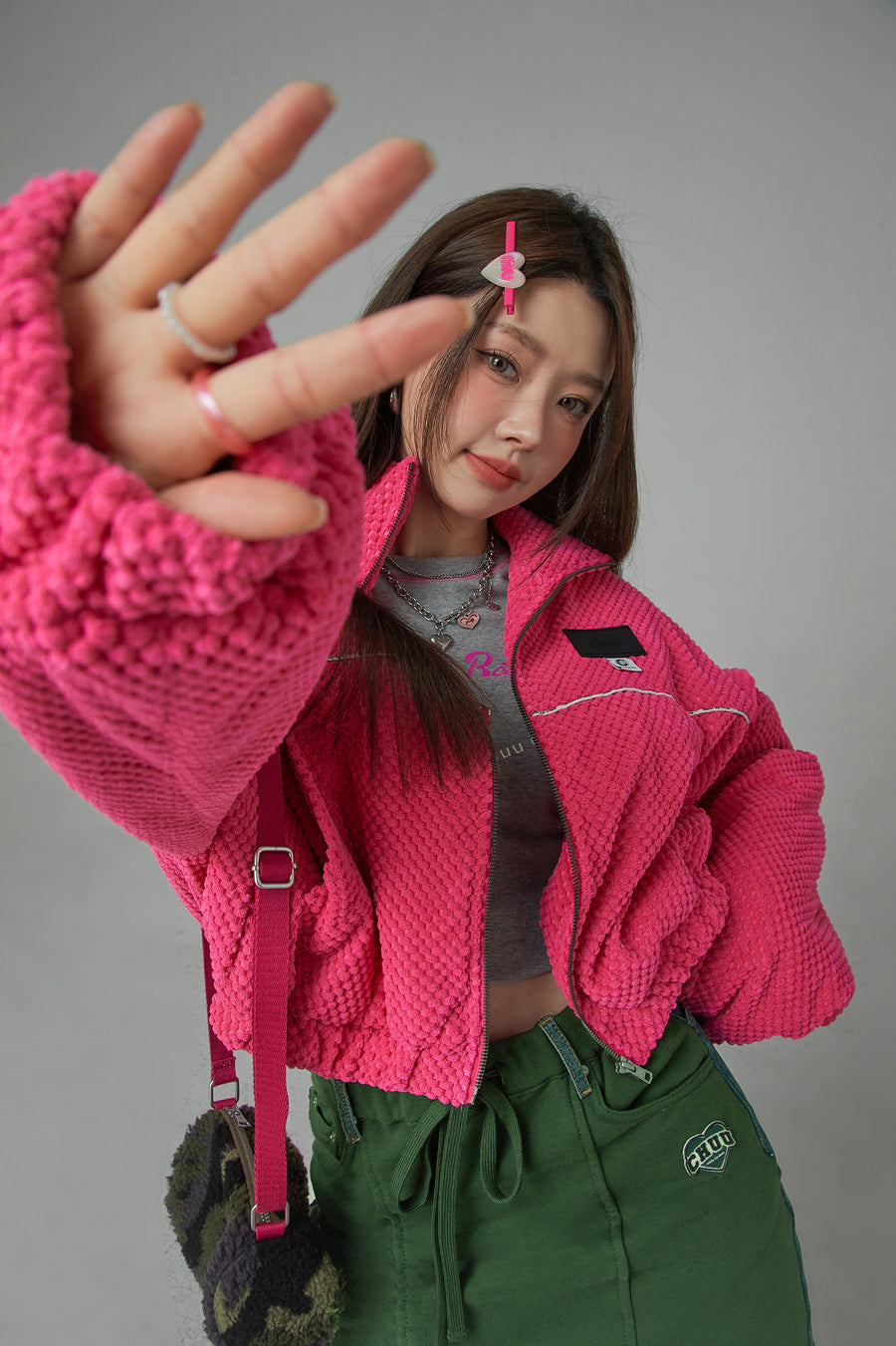 CHUU Im Doing Fine Zipper Jacket