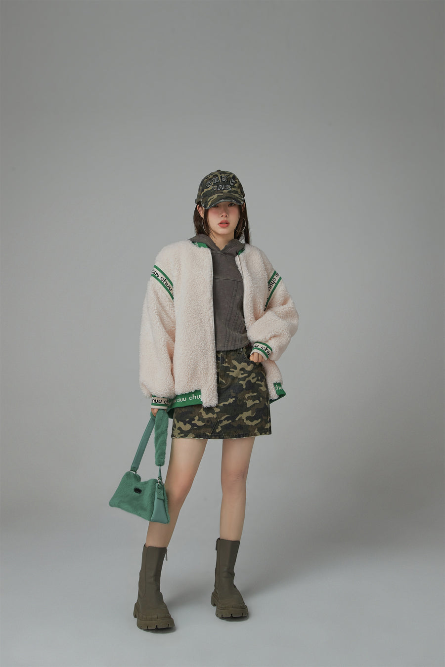 CHUU Sheep Fleece Jumper Zip-Up Jacket