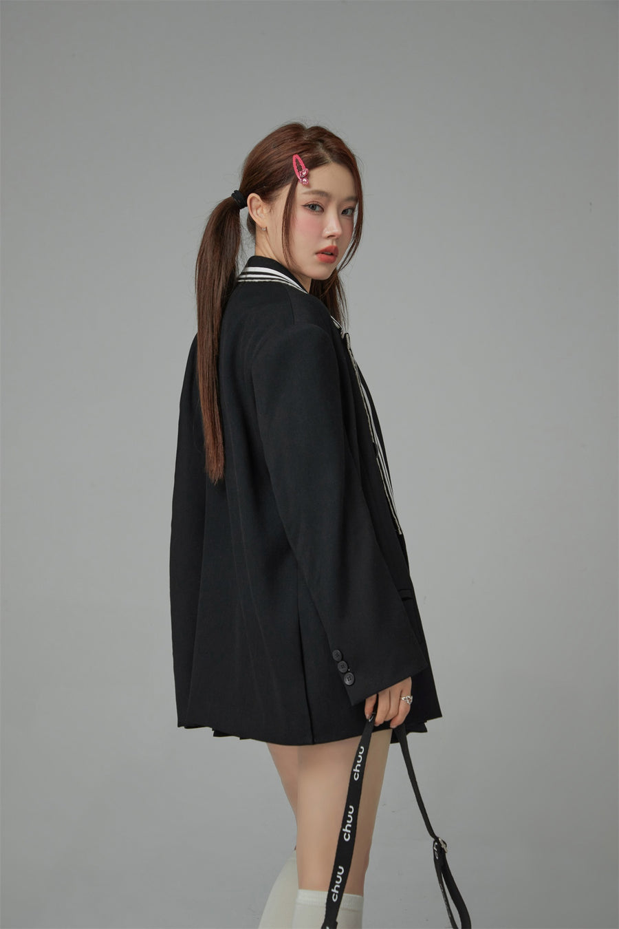 CHUU Oversized School Blazer Jacket