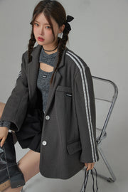 Head Up Vintage Loose-Fit Jacket