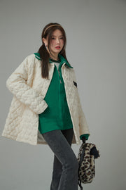 Light That Is Shining Loose-Fit Padded Jacket