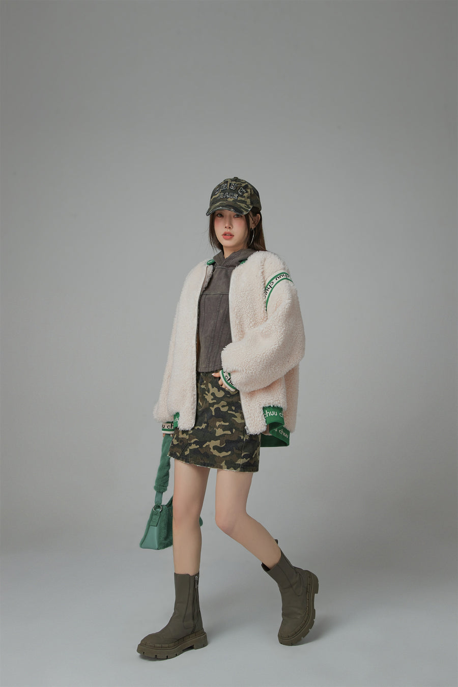 CHUU Sheep Fleece Jumper Zip-Up Jacket