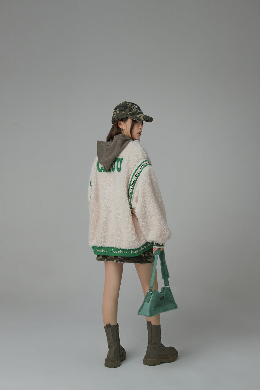 CHUU Sheep Fleece Jumper Zip-Up Jacket