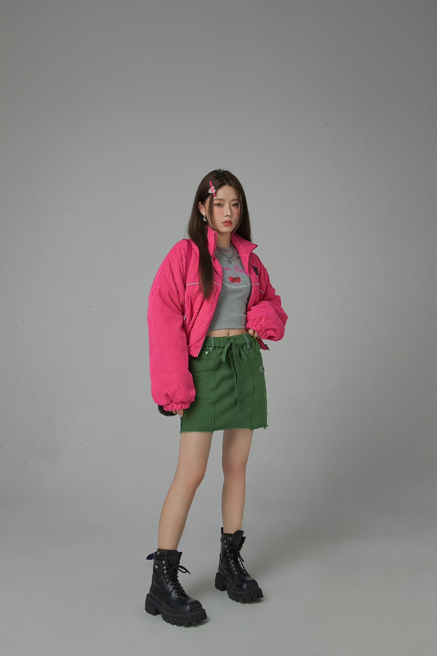 CHUU Im Doing Fine Zipper Jacket