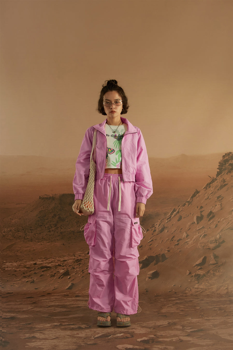 CHUU Collar Cropped Field Jacket