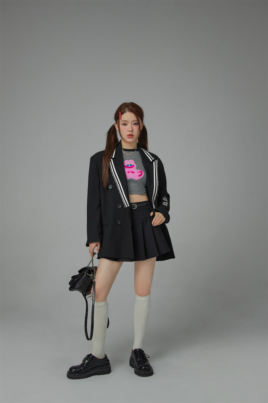 CHUU Oversized School Blazer Jacket