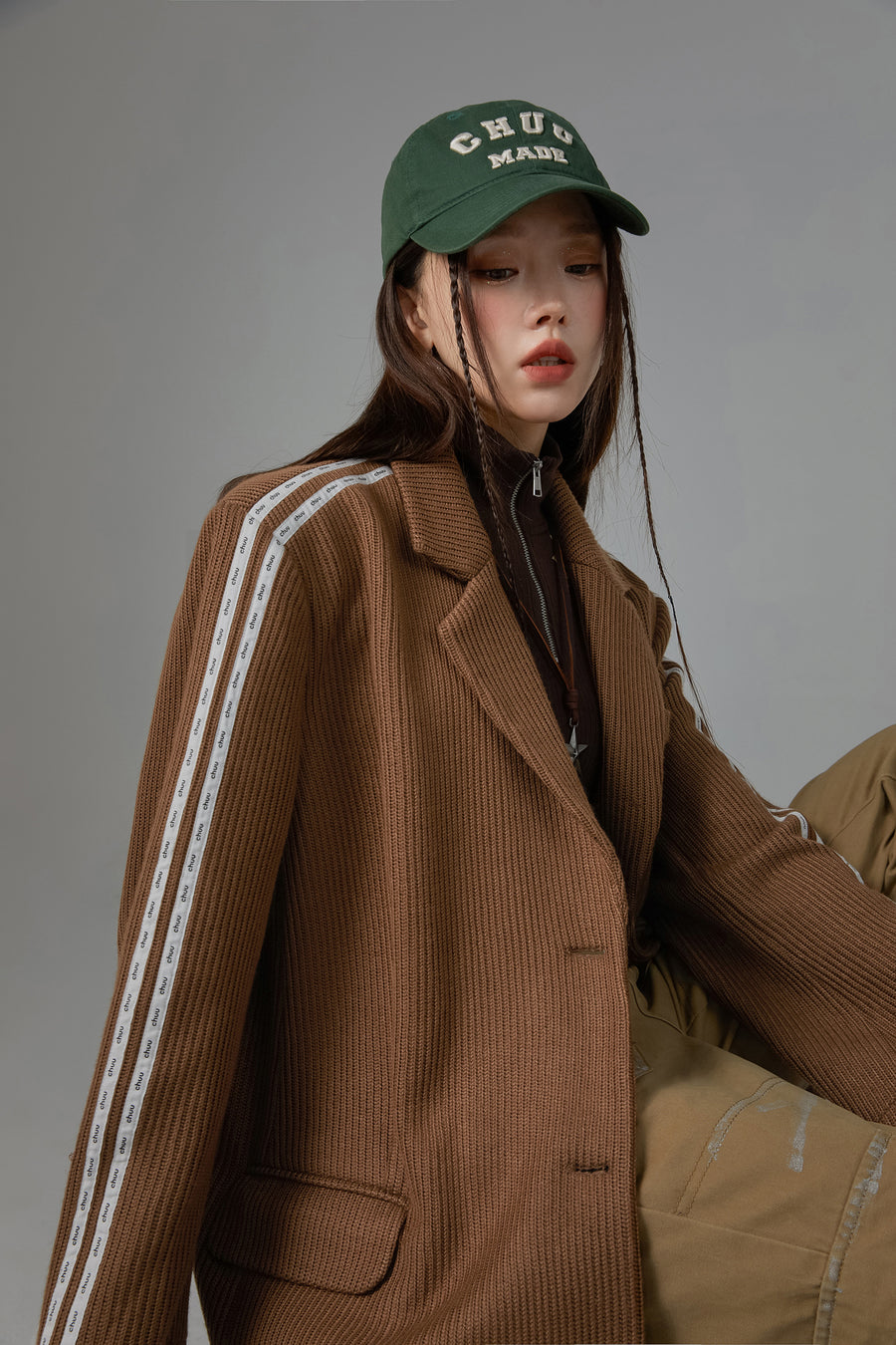 CHUU Head Up Vintage Loose-Fit Jacket