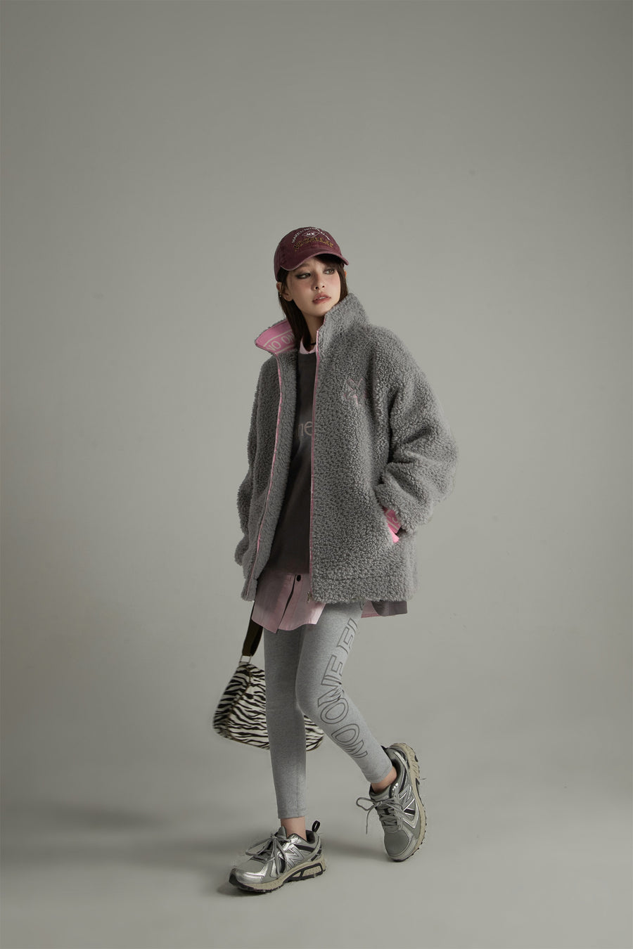 CHUU Cozy Fleece Loose Fit Jacket